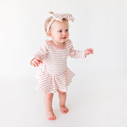 Striped Baby Bow